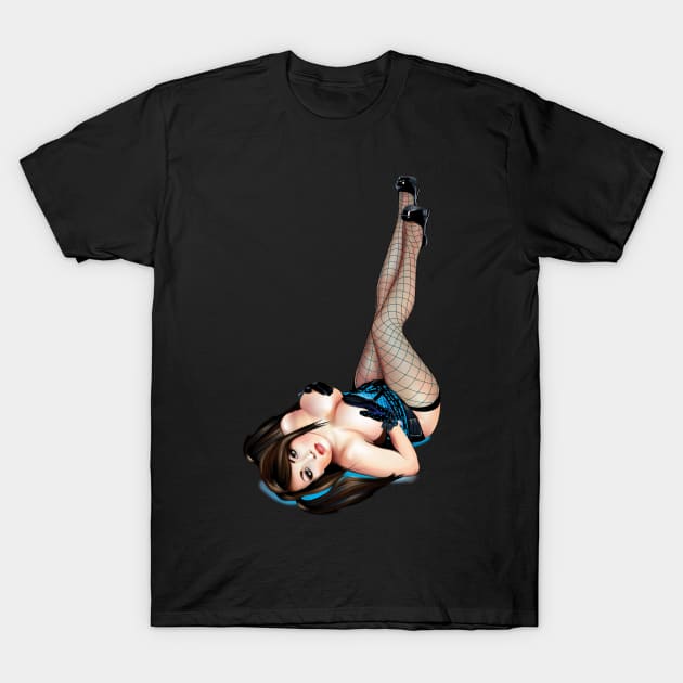 Pinup T-Shirt by kiwiartyfarty